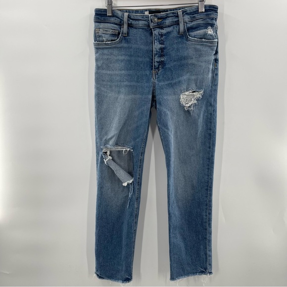 Kut from the Kloth Denim - Kut From The Kloth Rachael Fab Ab Mom Jeans High Rise Distressed Size 6